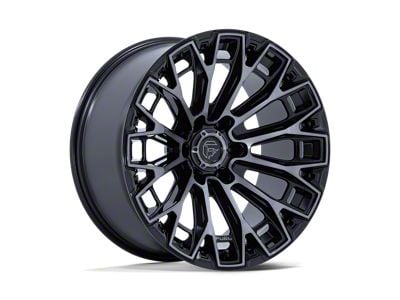 Fuel Wheels Trax Gloss Black Machined Face Dark Tinted Clear 6-Lug Wheel; 17x9; 1mm Offset (23-25 Canyon)