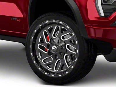 Fuel Wheels Triton Gloss Black Milled 6-Lug Wheel; 22x9.5; 19mm Offset (23-26 Canyon)