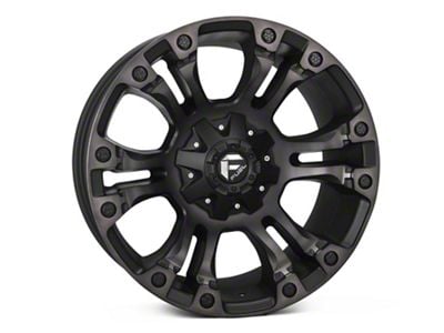 Fuel Wheels Vapor Matte Black Double Dark Tint 6-Lug Wheel; 17x10; -18mm Offset (23-24 Canyon)