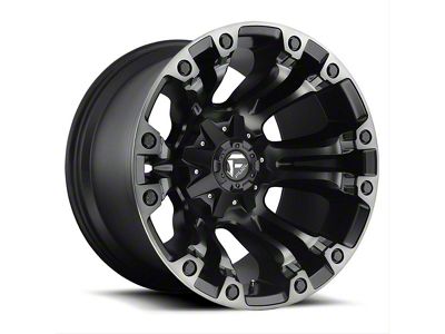 Fuel Wheels Vapor Matte Black Machined 6-Lug Wheel; 20x12; -44mm Offset (23-25 Canyon)