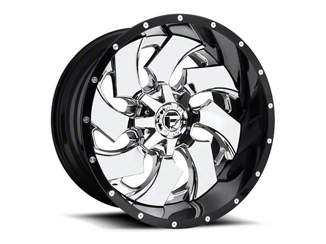 Fuel Wheels Cleaver 2-Piece Chrome 6-Lug Wheel; 20x12; -44mm Offset (14-18 Sierra 1500)