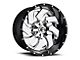 Fuel Wheels Cleaver 2-Piece Chrome 6-Lug Wheel; 20x12; -44mm Offset (14-18 Sierra 1500)