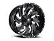 Fuel Wheels Cleaver Gloss Black Milled 5-Lug Wheel; 22x14; -70mm Offset (09-18 RAM 1500)