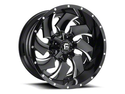 Fuel Wheels Cleaver Gloss Black Milled 5-Lug Wheel; 24x16; -99mm Offset (09-18 RAM 1500)