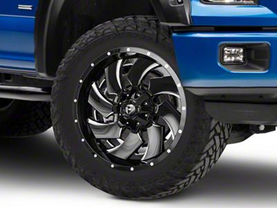 Fuel Wheels Cleaver Gloss Black Milled 6-Lug Wheel; 22x10; -13mm Offset (15-20 F-150)