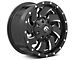 Fuel Wheels Cleaver Gloss Black Milled 6-Lug Wheel; 22x12; -44mm Offset (07-13 Silverado 1500)