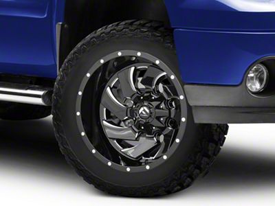 Fuel Wheels Cleaver Gloss Black Milled 6-Lug Wheel; 20x12; -44mm Offset (07-13 Sierra 1500)