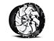 Fuel Wheels Cleaver Chrome 6-Lug Wheel; 24x12; -44mm Offset (14-18 Silverado 1500)