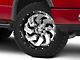 Fuel Wheels Cleaver Chrome with Gloss Black 6-Lug Wheel; 22x12; -44mm Offset (04-08 F-150)