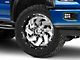 Fuel Wheels Cleaver Chrome with Gloss Black 6-Lug Wheel; 22x10; -13mm Offset (15-20 F-150)