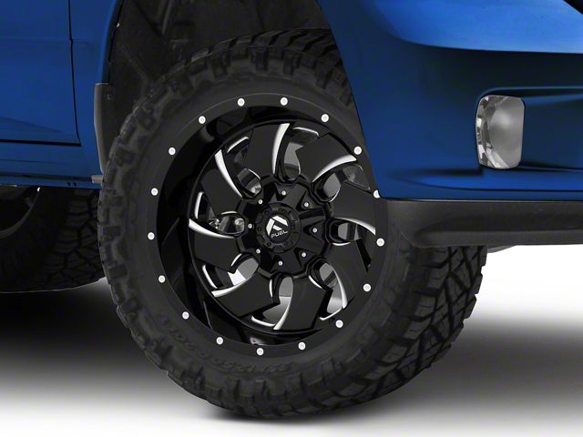 Fuel Wheels Cleaver Gloss Black Milled 5-Lug Wheel; 20x10; -18mm Offset (09-18 RAM 1500)