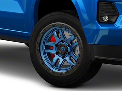 Fuel Wheels Ammo Gloss Blue with Black Bead Ring 6-Lug Wheel; 20x10; -18mm Offset (23-25 Colorado)