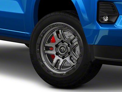 Fuel Wheels Ammo Matte Gunmetal with Black Bead Ring 6-Lug Wheel; 20x10; -18mm Offset (23-25 Colorado)