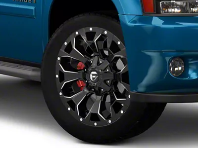 Fuel Wheels Assault Gloss Black Milled 6-Lug Wheel; 22x10; -18mm Offset (23-25 Colorado)