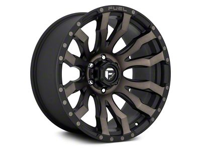 Fuel Wheels Blitz Matte Black Double Dark Tint 6-Lug Wheel; 22x10; -18mm Offset (23-25 Colorado)