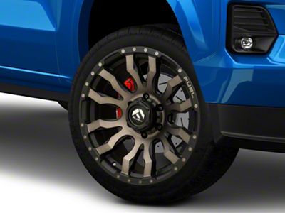 Fuel Wheels Blitz Matte Black Double Dark Tint 6-Lug Wheel; 22x10; -18mm Offset (23-26 Colorado)