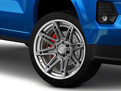 Fuel Wheels Fusion Forged Brawl Platinum with Chrome Lip 6-Lug Wheel; 22x10; -18mm Offset (23-25 Colorado)