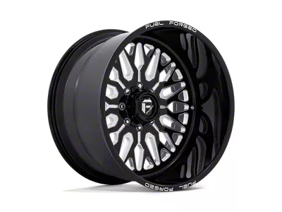 Fuel Wheels Grin Gloss Black Milled 6-Lug Wheel; 24x14; -73mm Offset (15-22 Colorado)