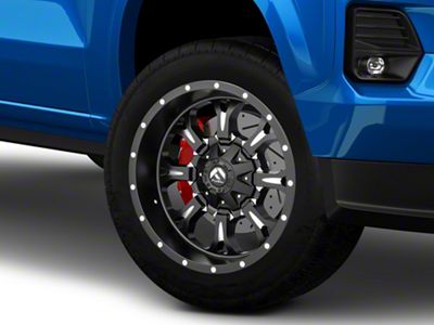 Fuel Wheels Krank Matte Black Milled 6-Lug Wheel; 20x9; 20mm Offset (23-25 Colorado)