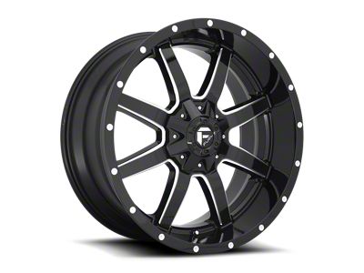 Fuel Wheels Maverick Gloss Black Milled 6-Lug Wheel; 20x10; -6mm Offset (23-25 Colorado)