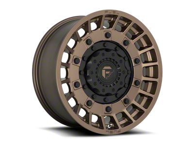 Fuel Wheels Militia Matte Bronze and Black 6-Lug Wheel; 17x9; 1mm Offset (23-25 Colorado)