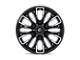 Fuel Wheels Rebar Gloss Black Milled 6-Lug Wheel; 17x9; 1mm Offset (15-22 Colorado)