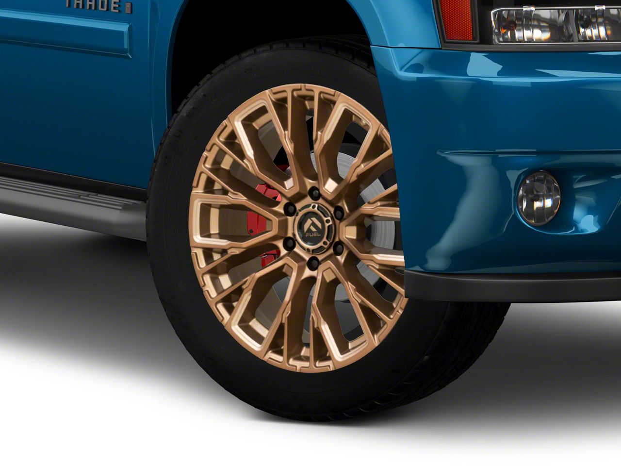 Fuel Wheels Colorado Rebar Platinum Bronze Milled 6-Lug Wheel; 22x12 ...