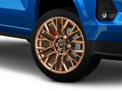 Fuel Wheels Rebar Platinum Bronze Milled 6-Lug Wheel; 22x12; -44mm Offset (23-25 Colorado)