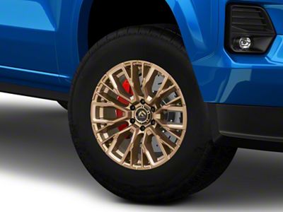 Fuel Wheels Rebar Platinum Bronze Milled 6-Lug Wheel; 17x9; -12mm Offset (23-26 Colorado)