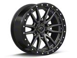 Fuel Wheels Rebel Matte Gunmetal 6-Lug Wheel; 18x9; 20mm Offset (23-26 Colorado)