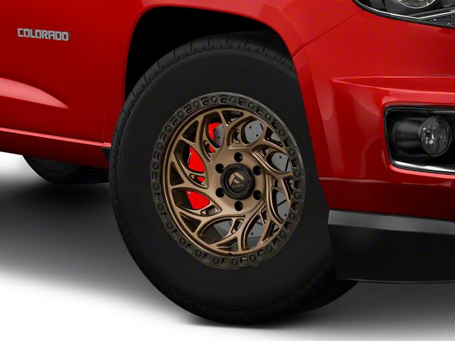 Fuel Wheels Colorado Runner OR Bronze with Black Ring 6-Lug Wheel; 18x9 ...