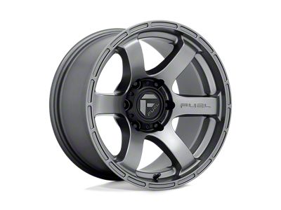 Fuel Wheels Rush Matte Gunmetal 6-Lug Wheel; 18x9; 20mm Offset (15-22 Colorado)