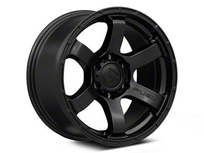 Fuel Wheels Rush Satin Black 6-Lug Wheel; 18x9; 20mm Offset (15-22 Colorado)