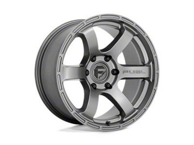 Fuel Wheels Rush Textured Black 6-Lug Wheel; 17x9; -12mm Offset (23-26 Colorado)