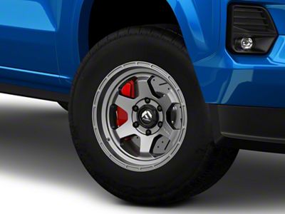 Fuel Wheels Shok Matte Gunmetal 6-Lug Wheel; 17x9; 1mm Offset (23-25 Colorado)