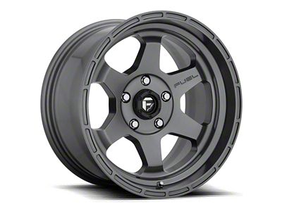 Fuel Wheels Shok Textured Anthracite 6-Lug Wheel; 17x9; -12mm Offset (23-25 Colorado)