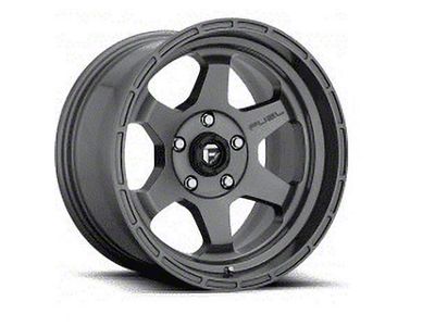 Fuel Wheels Shok Textured Anthracite 6-Lug Wheel; 17x9; 1mm Offset (23-25 Colorado)
