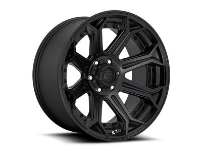 Fuel Wheels Siege Matte Black 6-Lug Wheel; 24x12; -44mm Offset (23-25 Colorado)