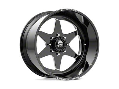 Fuel Wheels Sift Gloss Black Milled 6-Lug Wheel; Right Directional; 22x14; -72mm Offset (15-22 Colorado)
