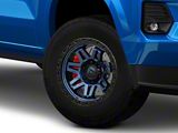 Fuel Wheels Syndicate Dark Blue with Black Ring 6-Lug Wheel; 17x9; 1mm Offset (23-26 Colorado)