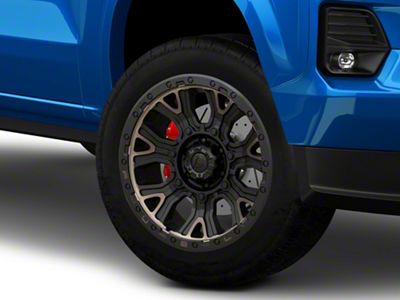 Fuel Wheels Traction Matte Black with Double Dark Tint 6-Lug Wheel; 20x10; -18mm Offset (23-25 Colorado)