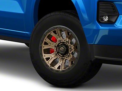 Fuel Wheels Traction Matte Bronze with Black Ring 6-Lug Wheel; 17x9; 1mm Offset (23-25 Colorado)