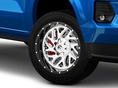 Fuel Wheels Triton Chrome with Gloss Black Lip 6-Lug Wheel; 20x12; -44mm Offset (23-25 Colorado)
