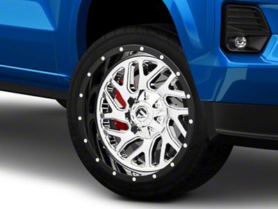 Fuel Wheels Triton Chrome with Gloss Black Lip 6-Lug Wheel; 22x10; -13mm Offset (23-25 Colorado)