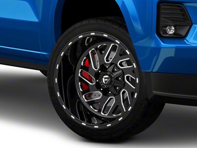 Fuel Wheels Triton Gloss Black Milled 6-Lug Wheel; 22x12; -43mm Offset (23-25 Colorado)