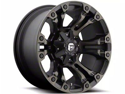Fuel Wheels Vapor Matte Black Double Dark Tint 6-Lug Wheel; 18x9; 1mm Offset (23-25 Colorado)