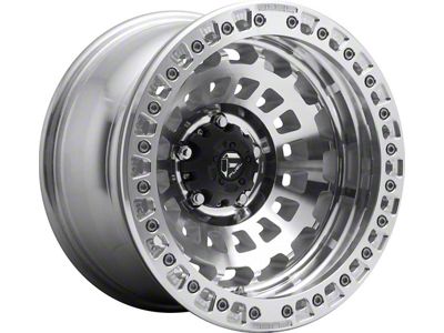 Fuel Wheels Zephyr Beadlock Gloss Machined 6-Lug Wheel; 17x9; -15mm Offset (23-25 Colorado)