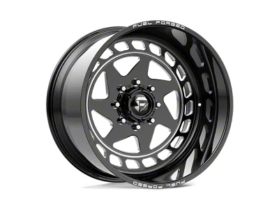 Fuel Wheels Zillion Gloss Black Milled 6-Lug Wheel; Right Directional; 20x14; -69mm Offset (23-26 Colorado)