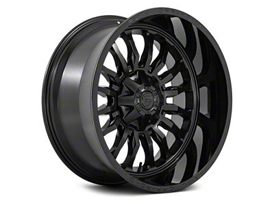 Fuel Wheels Arc Matte Black with Gloss Black Lip 5-Lug Wheel; 20x9; 1mm Offset (05-11 Dakota)