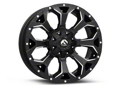 Fuel Wheels Assault Black Milled 5-Lug Wheel; 20x9; 1mm Offset (05-11 Dakota)